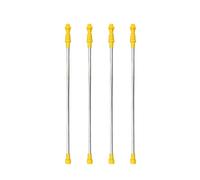 MOLUCKFU 4pcs Garden Sprayer Telescopic Poles with Stainless Steel Spray Nozzle, Ergonomic Design and Easy to Use Replacement Sprayer Extension Poles for Gardening and Lawn Care