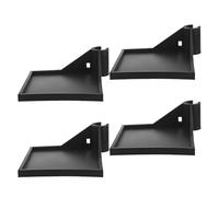 MOLUCKFU 4pcs Heavy Duty Grow Tent Camera Bracket for Pole Hygrometer Shelf Grow Tent Utility Shelf Corner Brackets for Planting Tools Equipment Storage