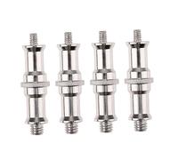 MOLUCKFU 4pcs Male Threaded Screw Adapter for Stand Construction Compatible Tripods and Camera Flash Electroplated Anti-wear Finish