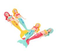 MOLUCKFU 4pcs Mermaid Diving Pool for Swimming Underwater Training Safe Smooth Edges Summer Swim Accessories Fun Learning Game
