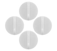 MOLUCKFU 4pcs Refrigerator Temperature Knob Replacement Sturdy Plastic Thermostat Dial with Hole for Precise Fridge and Freezer Temperature Control Versatile Spare Part for Household and
