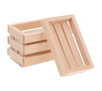 MOLUCKFU 4pcs Scale Tiny Baskets for Dollhouse Supplies Versatile Indoor Outdoor Decor Space-saving Organizers for Small Items and Crafts