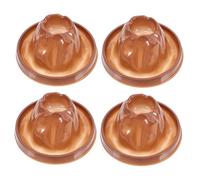 MOLUCKFU 4pcs Volcano Science Kit DIY Volcanic Eruption Models for Educational Experiments Reusable Volcano Bases Realistic Design for Classroom and Family Learning