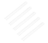 MOLUCKFU 50pcs Double Loop Wire Binding Rings Iron 15.9mm 23 Holes Spiral Binding Coils for Teachers and Meeting Organization