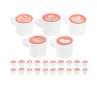 MOLUCKFU 50pcs Miniature Resin Coffee Cups for Dollhouse and Micro Landscape Realistic Tiny Kitchen Accessories Detailed Pretend Play Tableware for Creative Displays and Craft Decorations