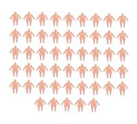 MOLUCKFU 50pcs Naked Doll Bodies Diy Doll Accessory for Boys and Girls Toy Plastic Making Bodies
