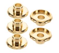 MOLUCKFU 5pcs Copper Incense Holder Elegant Backflow Incense Burner Bases for Mini Cones Sturdy Copper Construction for Home Meditation and