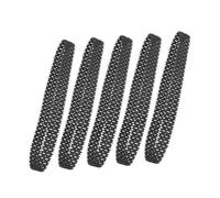 MOLUCKFU 5pcs Rubber Tank Tracks for Rc Crawler Tank DIY Track Replacement Parts for Model Robot Chassis with Secure Grip and Versatile Terrain Traction