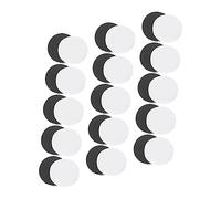 MOLUCKFU 60Pcs Black and White Chess Pieces Replacement Game Counters Smooth Surface Board Accessories for Checkers and Family Game Night