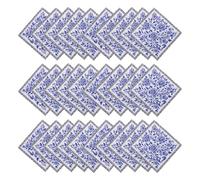 MOLUCKFU 60pcs Vintage Blue and White Napkin Paper Serviettes Napkins Chinoiserie Paper Western Wedding Bridal Shower Decorations Printed Table