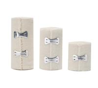 MOLUCKFU 6pcs 5cm x 4.5m Elastic Cotton Compression Wraps with Spandex, Medical Elastic Wraps for Sports, Injury Support and Wound Care at Home or Outdoor Use