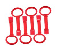 MOLUCKFU 6pcs Boy Girl Pull Tab Crib Pull Ring Learning Standing Ring Playpen Accessories Hanging Toy Bar for Newborn Crawling Toys
