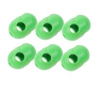 MOLUCKFU 6pcs Climbing Net Buckle Plastic Rope Connectors for Outdoor Playgrounds and Backyards Secure Cross Connectors in Vibrant Green for Safe Climbing Activities