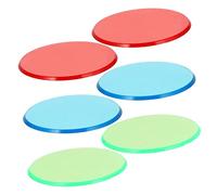 MOLUCKFU 6pcs Color Transmittance Chip Color Filters for Optical Science Experiments Essential Educational Tool for Teaching Physics and Properties