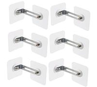 MOLUCKFU 6pcs Falling Fixator Furniture Anchors Safety Kit for Boy Girl Proofing Adhesive Wall Anchors to Prevent Falling Furniture in Bedroom