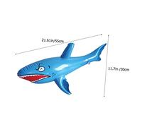 MOLUCKFU 6Pcs Inflatable Shark for Floating Beach Pool Water Fighting Educational Sea Animal for Boys and PVC Summer Fun and Party Decorations