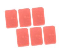 MOLUCKFU 6pcs Lifelike Luncheon Meat Slices Food Corrosive Fake Meat Plaything for Photography Restaurant Prop Home Decor