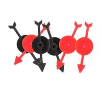 MOLUCKFU 6Pcs Plastic Arrow Game Interactive Turntable Indicators for DIY Party Fun Compact Safe Accessories for Various Games Long