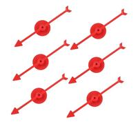 MOLUCKFU 6pcs Plastic Game Arrows DIY Board Games Rotation Replacement for Party Favors Classroom Math Aids Multipurpose Props