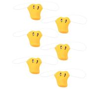 MOLUCKFU 6pcs Realistic Duck Nose Props Vinyl Material Party Costume Accessories for Birthdays Masquerades Carnival Circus Themes Duck Nose Cosplay Decor