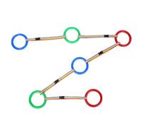 MOLUCKFU 6pcs Walking Ropes with Round Handles Adjustable Safety Harness Leash for Preschool Kindergarten Outdoor Supervision and Group Activities