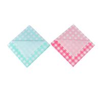MOLUCKFU 80pcs Party Napkins Pattern Absorbent Paper Tissue for Picnic Table Decoration Holiday Gatherings with Vibrant Green and Pink Colors