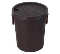 MOLUCKFU 8l Plastic round Tea Dregs Drainage Bucket with Lid