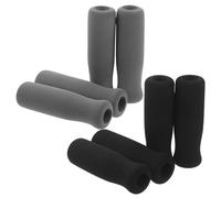 MOLUCKFU 8pcs Walker Grip Pads Sponge Foam Cane Handle Grips with Central Hole Non-Slip Padded Hand Protector Sleeves for Crutches and Walking Canes Ergonomic Soft Covers for Elderly