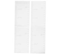 MOLUCKFU Acrylic Mirror Height Growth Chart for Kids Removable Wall Decor Adjustable Measurement Sticker for Children's Rooms Home Decoration