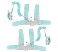 MOLUCKFU Adjustable Lost Wrist Link Leash for Boy Girl Reflective Safety Harness Strap with Dual Use Wristband and Shoulder Harness Sky-Blue Safety Belt for Crowded Places