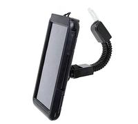 MOLUCKFU Adjustable Motorbike Phone Holder Cellphone Bracket for Motorcycle and Bicycle Rearview Mirror Mount Abs Metal Materials with Rotatable Phone Support for Secure Navigation