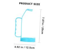 MOLUCKFU Adjustable Plastic Bottle Handle Grip for Soda and Water Bottles Detachable Reusable Beverage Carrier Blue Stable Drink Holder
