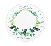 MOLUCKFU Adorable Blanket 1. Round Flannel Swaddle Quilt for Newborn Photography Background, Comfortable Soft bed Wrap for Photo Studio Props