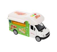 MOLUCKFU Alloy Pushable Fast Food Playset for Pretend Chef Cooking Plastic Vehicle Model for Creative Learning and Interactive Play