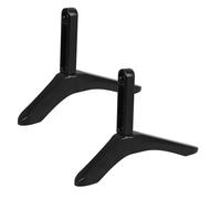 MOLUCKFU Aluminum Alloy Tv Stand Tabletop Mount No-drill Stable Base Support Bracket for Bedroom and Living Tvs with Secure Fit and Easy Assembly