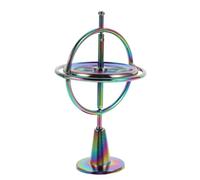 MOLUCKFU Anti-gravity Gyroscope for Stress Relief and Cognitive Exercise Fingertip for Adults Educational Fidget for Hand-eye Coordination and Anxiety Calming