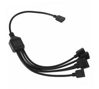 MOLUCKFU Argb Sync Line Splitter Cable for Computer LED Strip to Ways Extension Wire