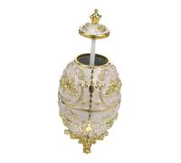 MOLUCKFU Automatic Press Toothpick Dispenser with Sealed Dustproof Storage Romantic Rose Pattern Plastic Container for Kitchen Countertop and Dining Table Hygienic Push-button Toothpick