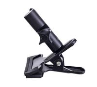 MOLUCKFU Background Reflector Clamp with Powerful Spring Clamp and Aluminum Iron Material, Easy to Assemble Reflector Holder Bracket for Photography Light Stand Clips in Black