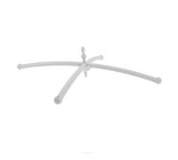 MOLUCKFU Bed Bell Cross Holder for Crib Mobile Stand Music Bell Hanger Bracket Newborn Crib Bed Support