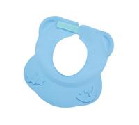 MOLUCKFU Boy Girl Shower Cap Silicone Adjustable Large Ear Protector Shampoo Hat Boy Girl Bathing Cap Bath Head Protector and Swim