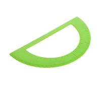 MOLUCKFU Braille Protractor for Blind Students, Plastic Semi-Circle Measuring Ruler Braille Markings, Precision Metric Drafting Tool for Visual Impairment Learning and School Use