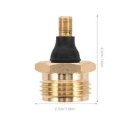 MOLUCKFU Brass Rv Blow Out Adapter for Winterizing with Quick-Connect Air Nozzle Outdoor Antifreeze Plug for Secure Water Line Inflation Versatile Camper Accessory Preventing Freezing and