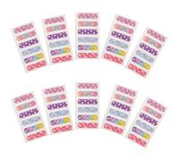 MOLUCKFU Cartoon Bandages 10 Sheets 6pcs/Sheet, Breathable PE Finger Caring Bandages for, Does not Hurt the Skin