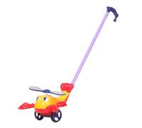 MOLUCKFU Cartoon Lobster Push and Pull Toy for Toddlers Developmental Walking Toy Propeller Safe and Supportive Design for Walking Practice Fun Activity