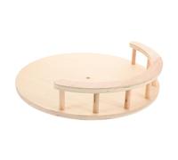 MOLUCKFU Cat Climbing Shelf Bedroom Pre-drilled Holes Household Khaki Detachable Cat Tree Look out Platform 30cm