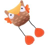 MOLUCKFU Catnip for Cats Safe for Cats Plush Material Cartoon Shaped with Fine Workmanship Orange Colour Kitten for Indoor Play and Chewing