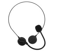 MOLUCKFU Celebrity Dressing Headset Costume Microphone Headset Microphone Headset Costume Microphone Headset Prop Microphone for Microphone Fake Microphone Microphone
