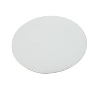 MOLUCKFU Ceramic Drying Plate Round Pottery Bat White for Handmade Pottery Blank Painting Creation and Studio Use