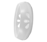 MOLUCKFU Ceramic Tea Warmer Base White Porcelain Heatproof Plate for Teapots Coffee Mugs Stain-resistant Heating Stand Decorative Wax Melt Holder Home Tabletop Use